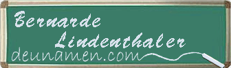 Bernarde Lindenthaler Visitenkarte